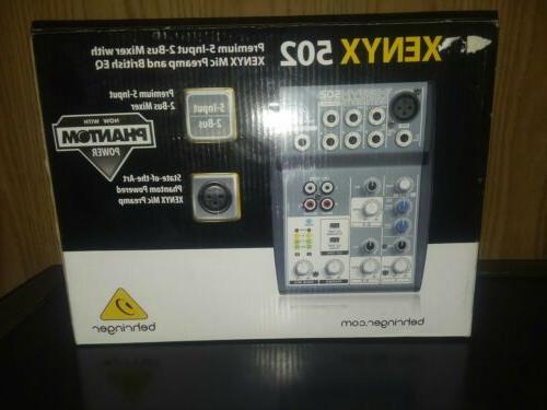 behringer xenyx 502 mixer manual